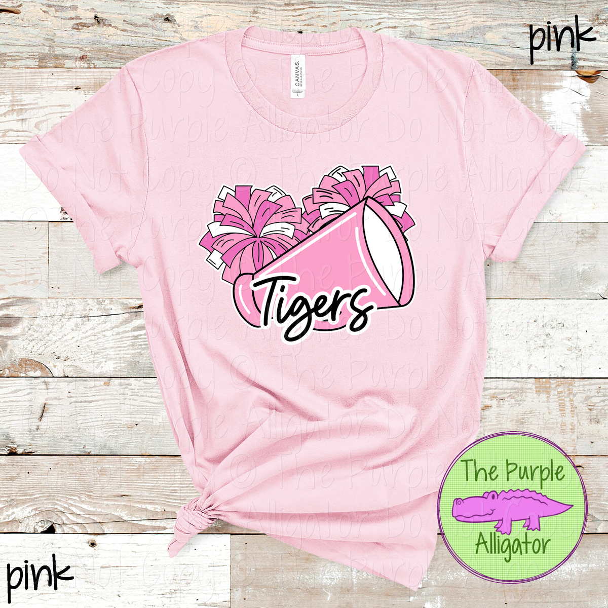 Tigers Spirit Shout Pink Out – Breast Cancer Awareness Cheer Spirit Wear 0926 TPA