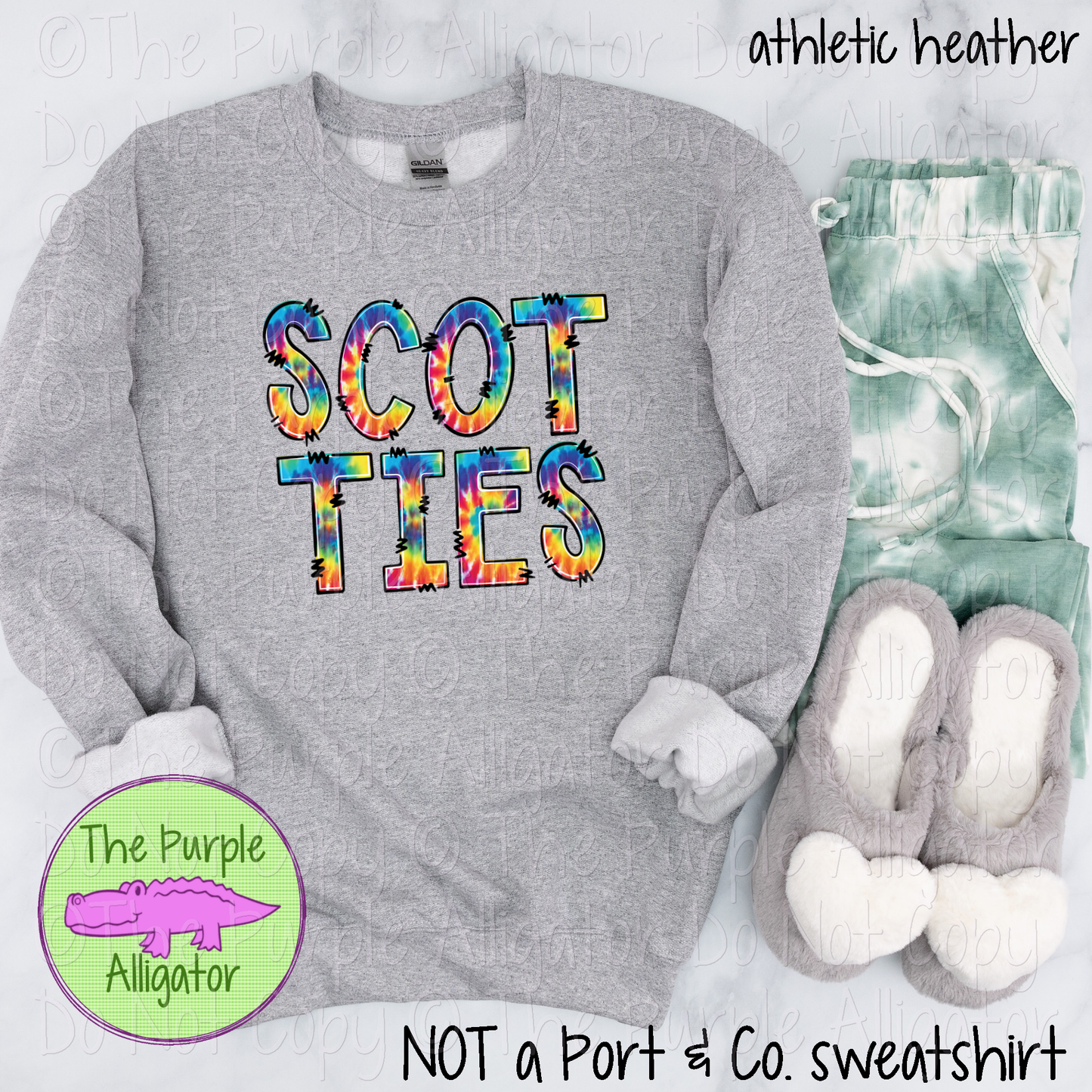Scotties Tie Dye Mascot School Spirit 1224 (d2f TPA)