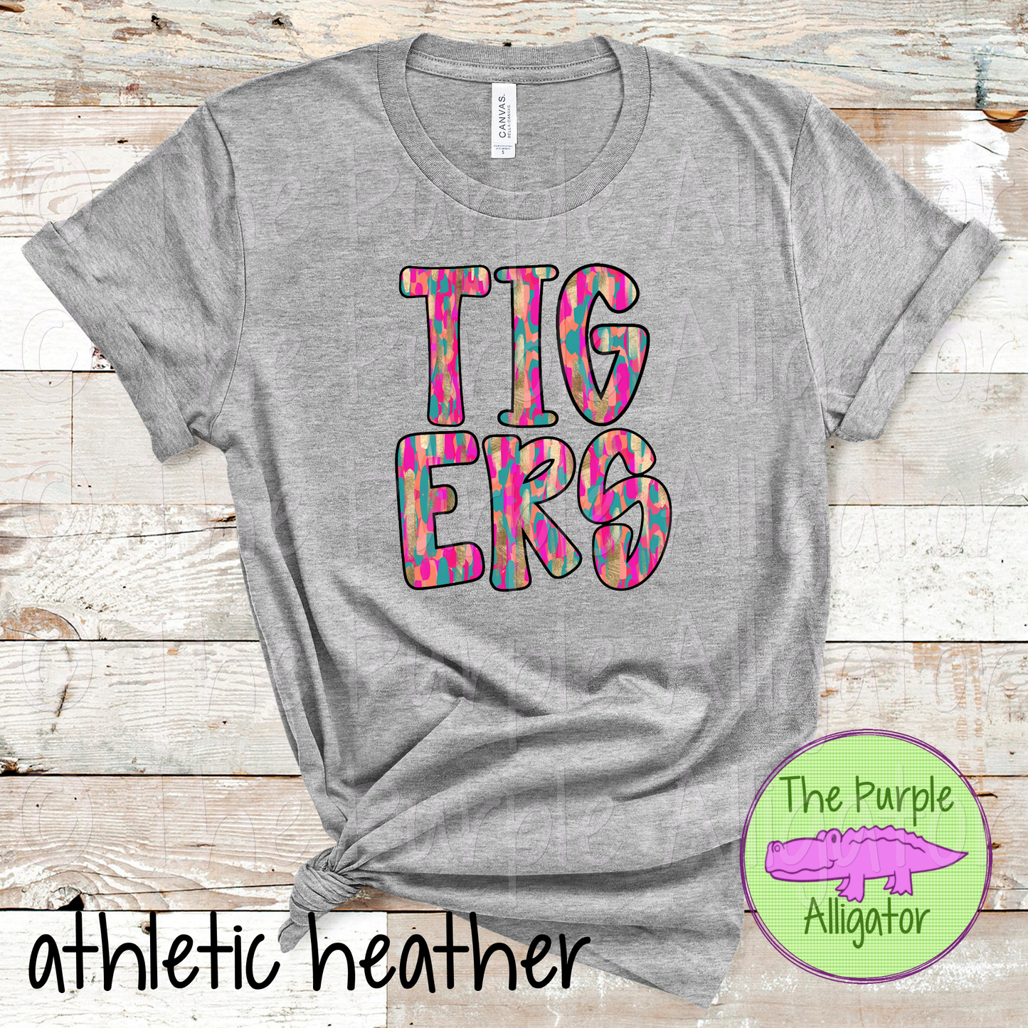 Tigers School Spirit Mascot Lucky Streaks 0924 (d2f TPA)