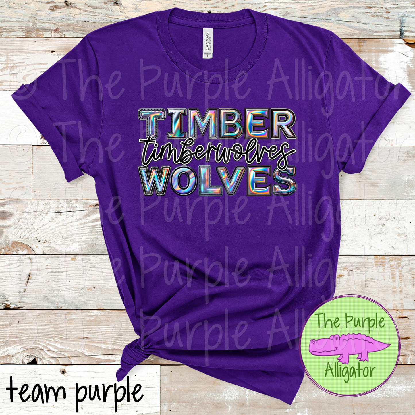 Timberwolves Holographic Mascot Team Spirit (d2f TED)