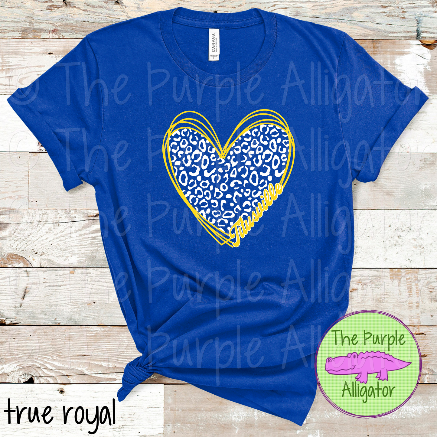 Titusville Leopard Heart School Spirit (d2f TPA)