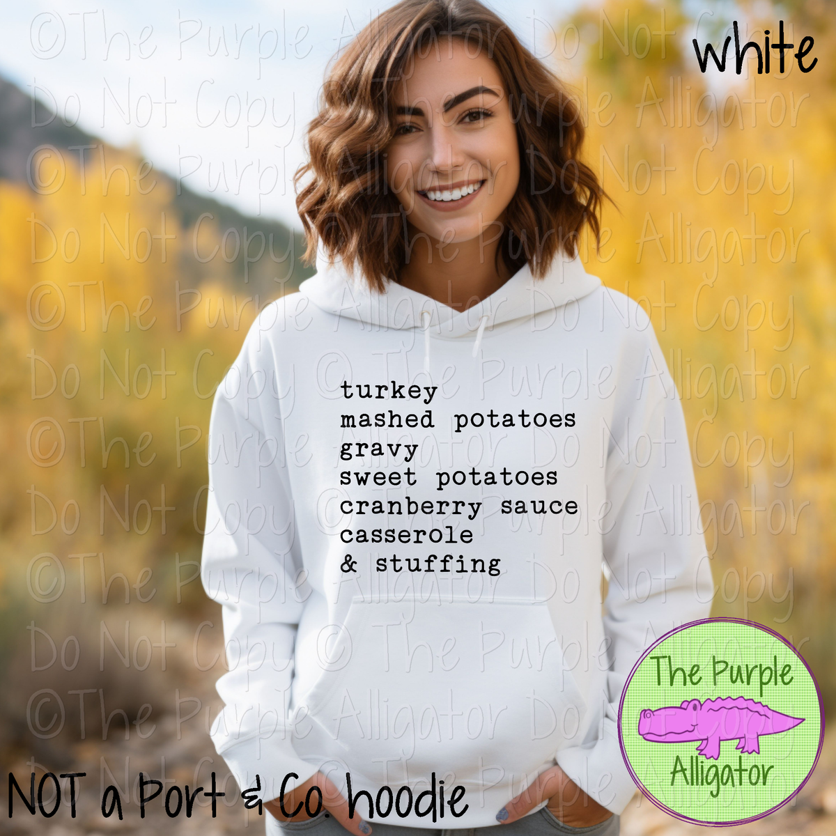 Thanksgiving Dinner Favorites Graphic Tee 1019 CM