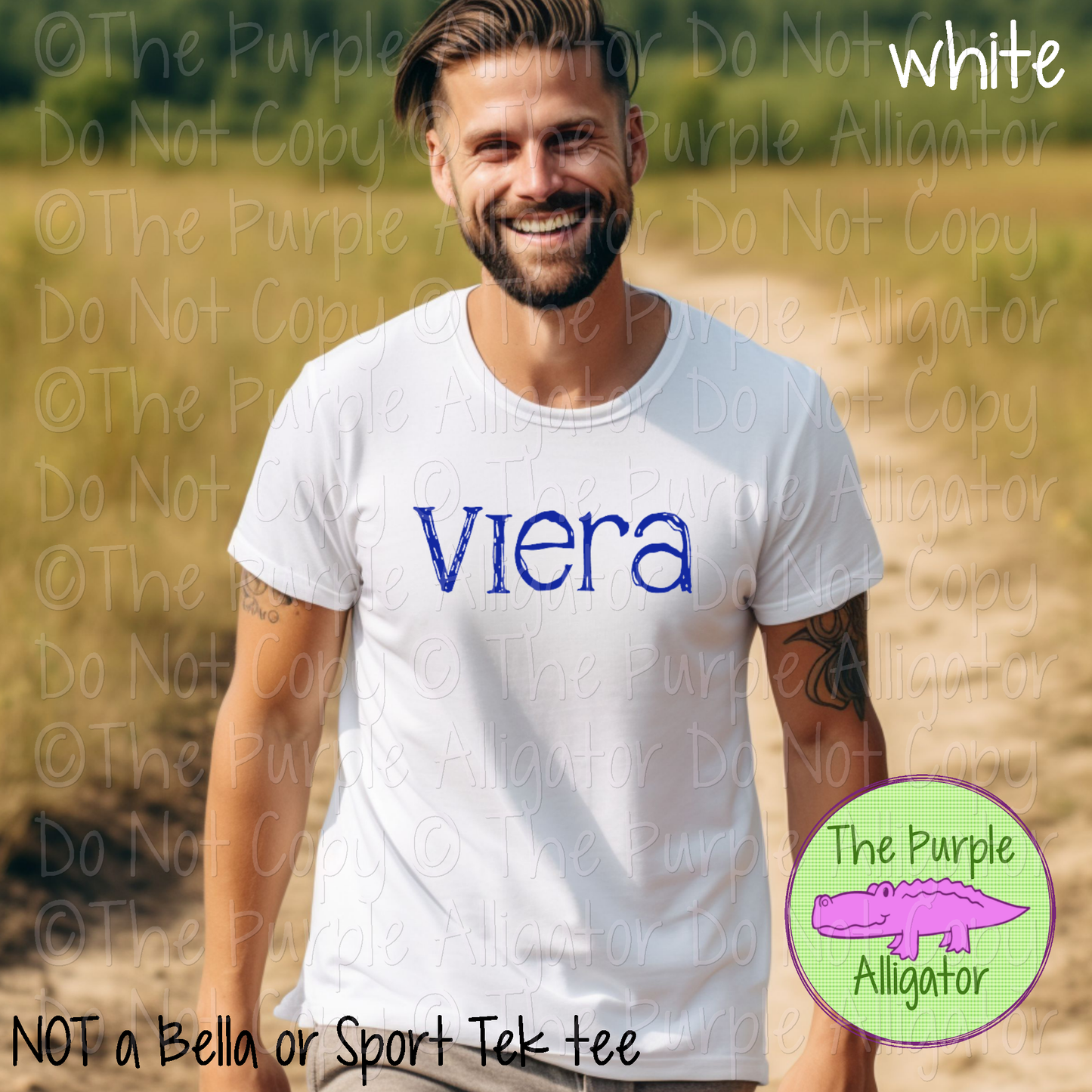 Viera Distorted | Bold Brush Stroke Spirit Wear Design – Rough Distorted School Style | CHOOSE YOUR TEXT COLOR - 0825 (d2f TPA)