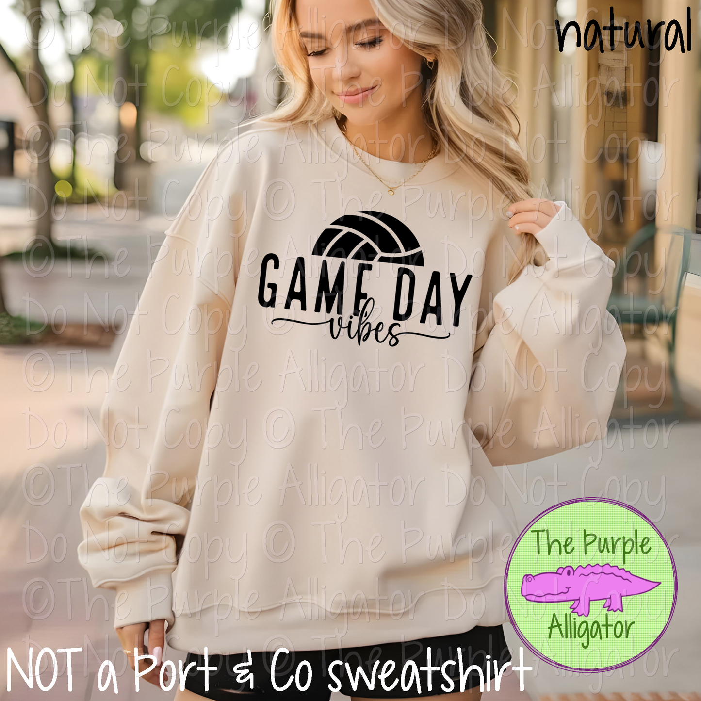 Volleyball Game Day Vibes - Choose Your Design Color - 0424 (d2f SDS)