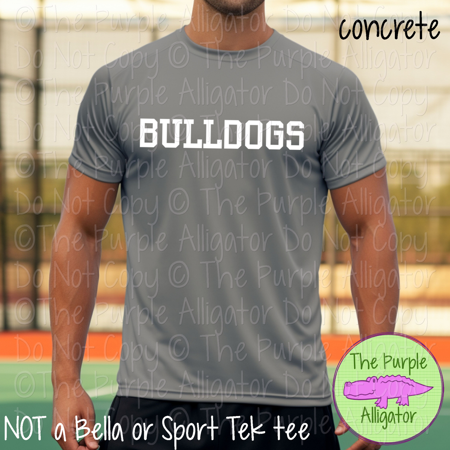 Bulldogs Varsity Slab | Bold School Spirit Apparel for Students, Staff & Fans - CHOOSE YOUR DESIGN COLOR 0725 (d2f TPA)