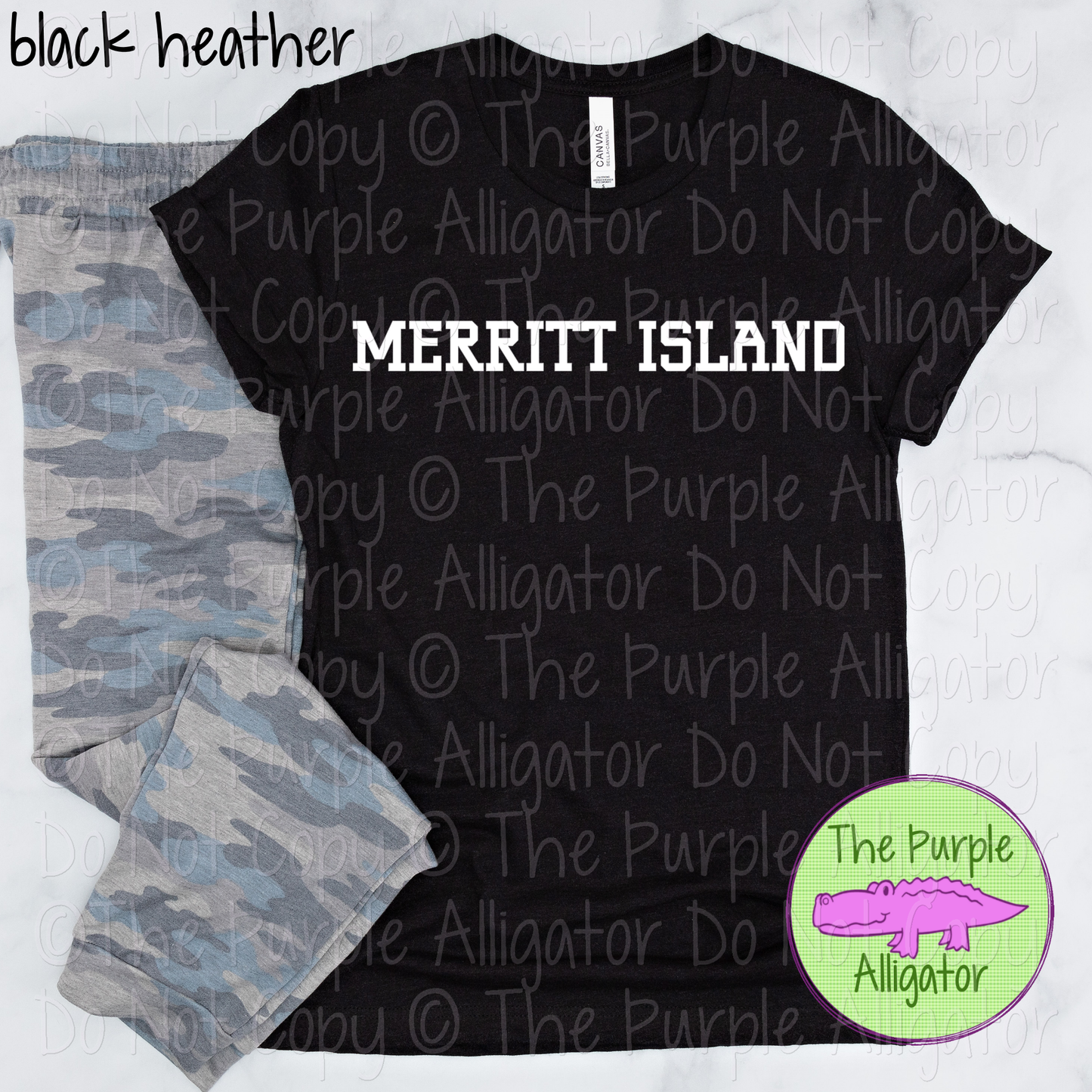 Merritt Island Varsity Slab | Bold School Spirit Apparel for Students, Staff & Fans - CHOOSE YOUR DESIGN COLOR 0725 (d2f TPA)