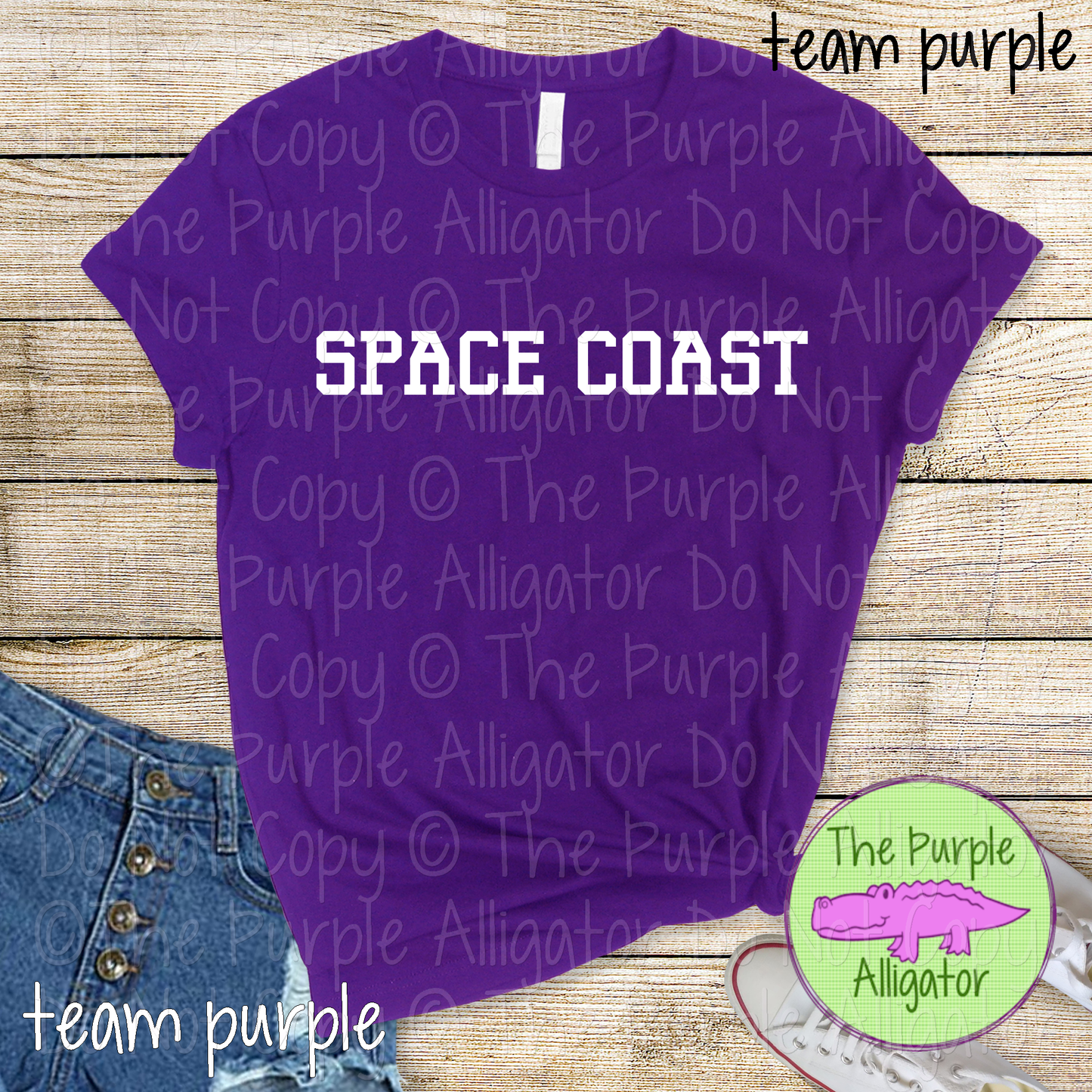 Space Coast Varsity Slab | Bold School Spirit Apparel for Students, Staff & Fans - CHOOSE YOUR DESIGN COLOR 0725 (d2f TPA)