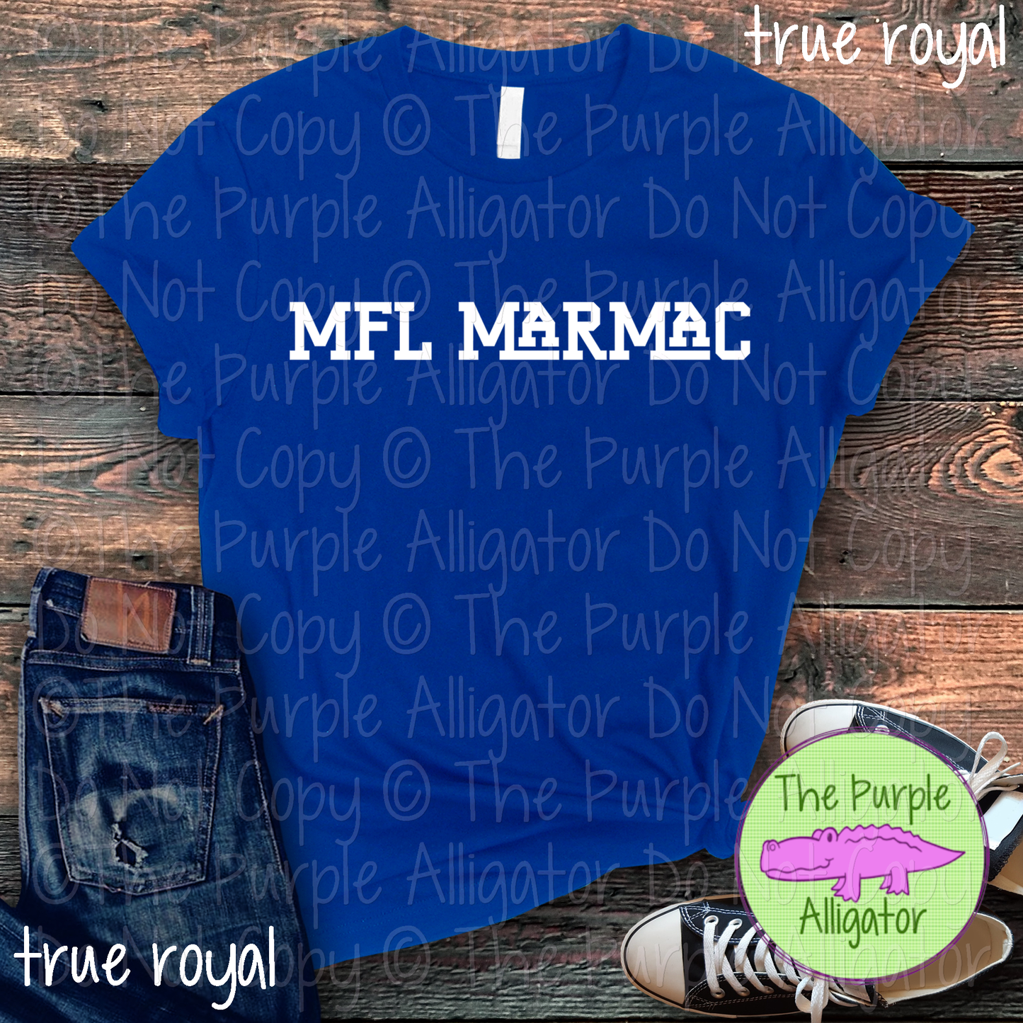 MFL MarMac Varsity Slab Funky | Bold & Playful Spirit Wear for Students, Staff & Fans - CHOOSE YOUR DESIGN COLOR 0725 (d2f TPA)