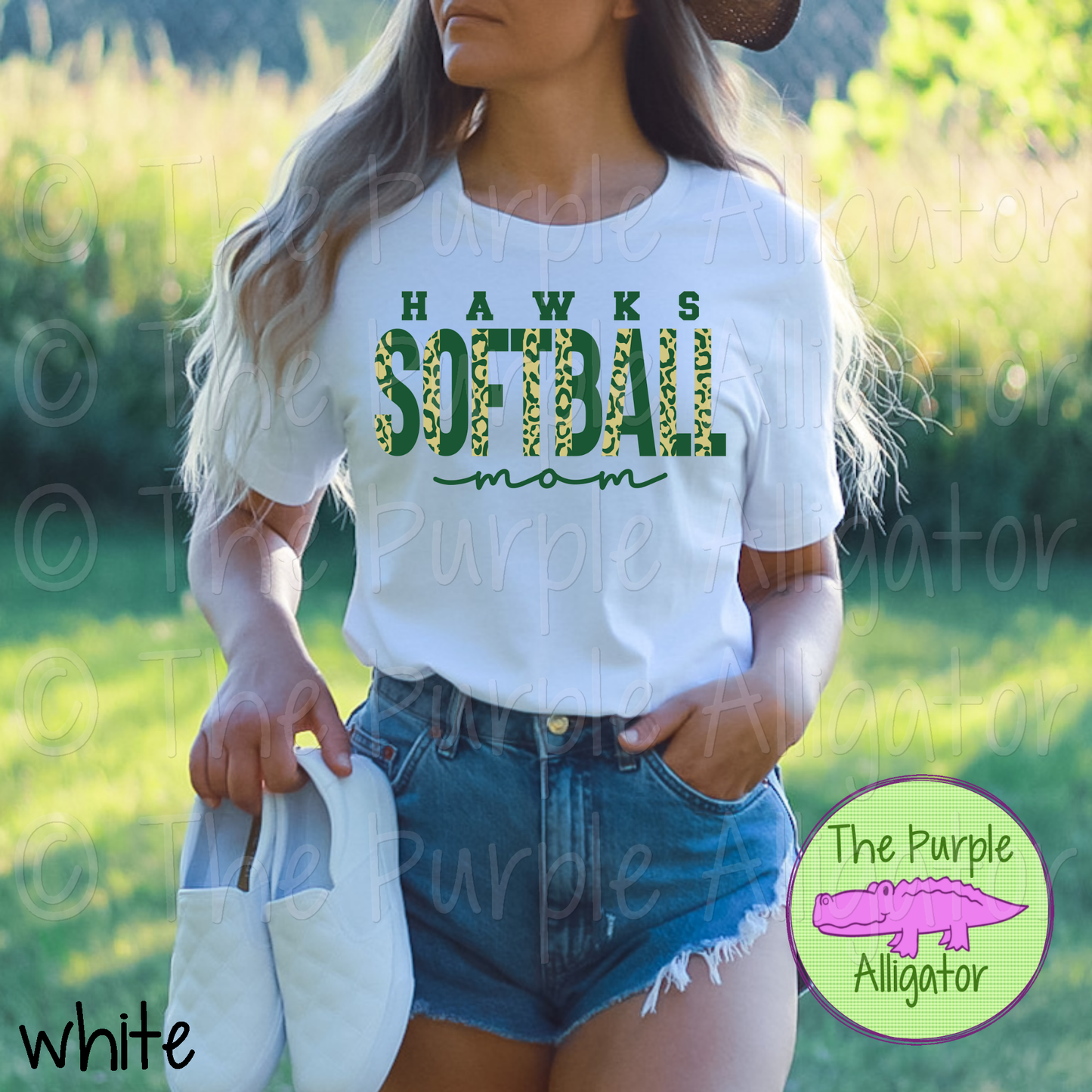 Hawks Softball Mom SC43 - CHOOSE YOUR DESIGN COLORS (d2f TPA)