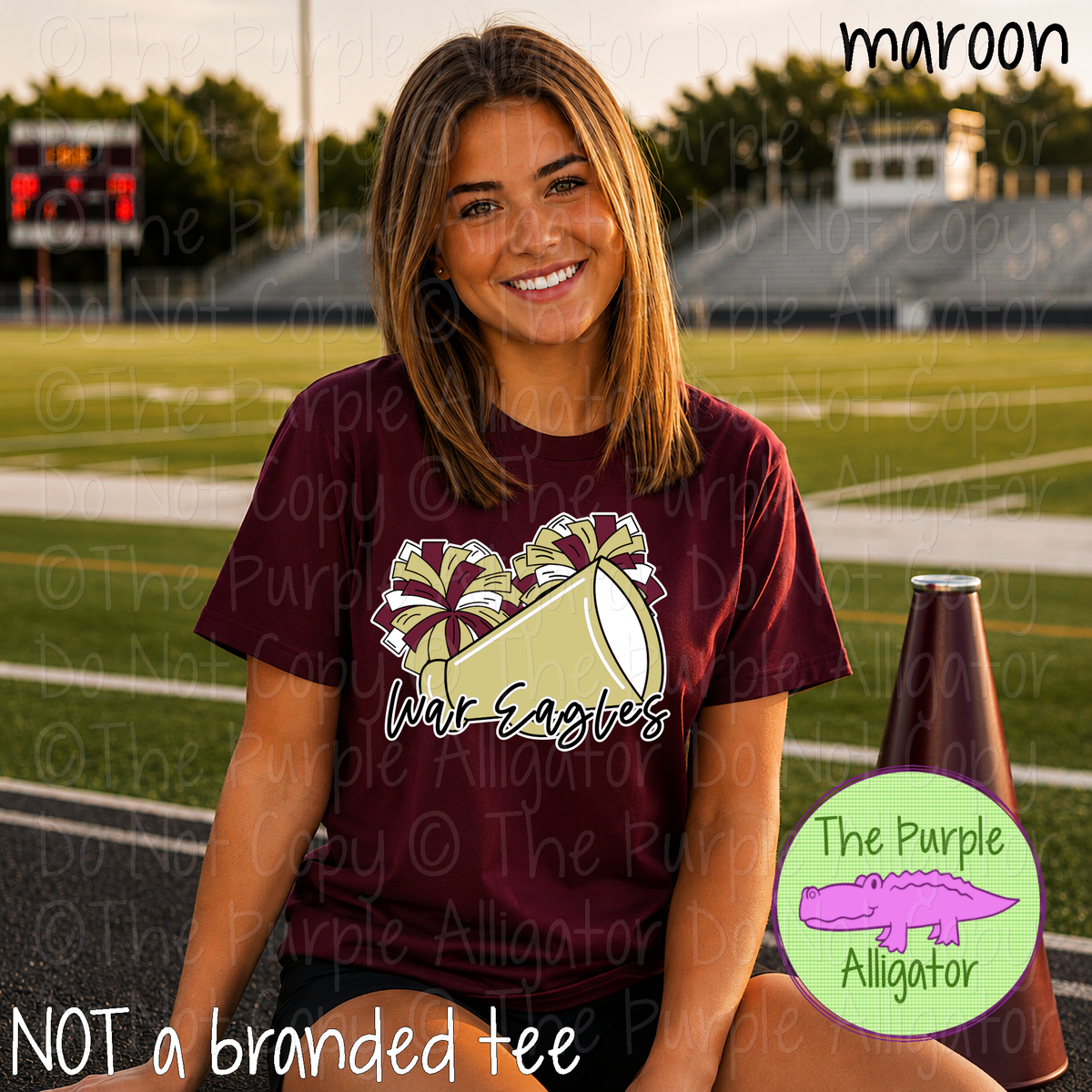 War Eagles Spirit Shout – Custom Cheer Spirit Wear Mascot Apparel 0926 TPA