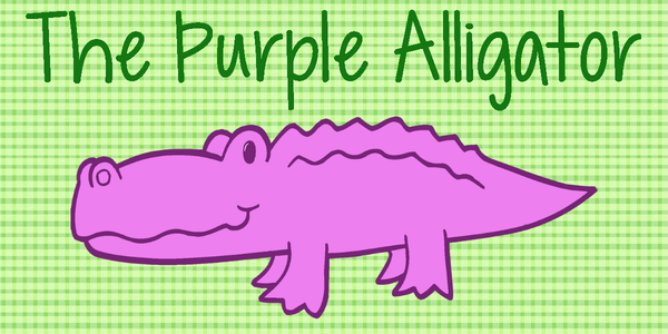 The Purple Alligator logo