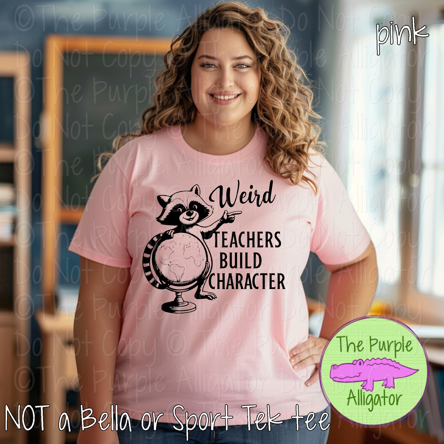 Weird Teachers Build Character Funny Teacher Humor Classroom Shirt 0425 CF