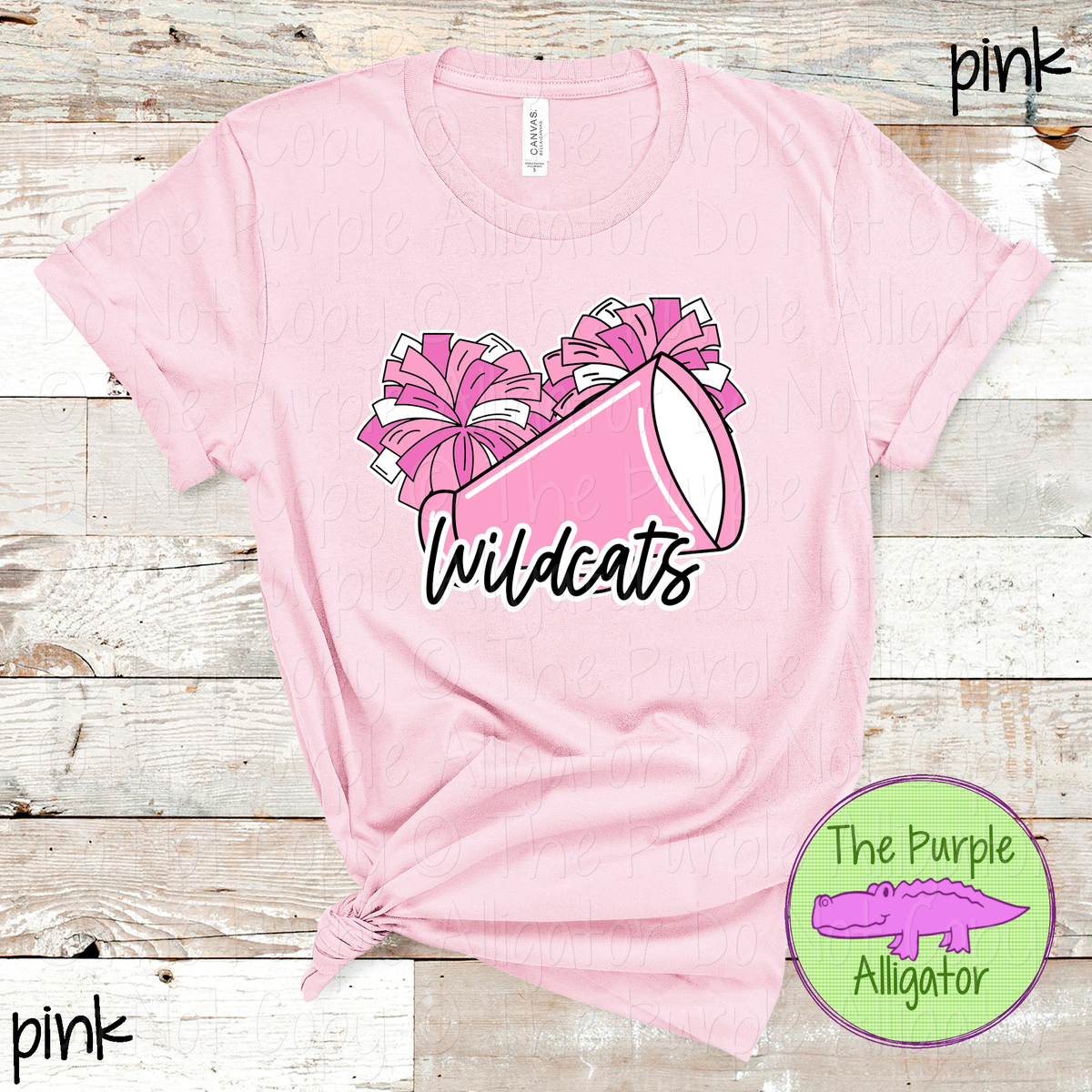 Wildcats Spirit Shout Pink Out – Breast Cancer Awareness Cheer Spirit Wear 0926 TPA
