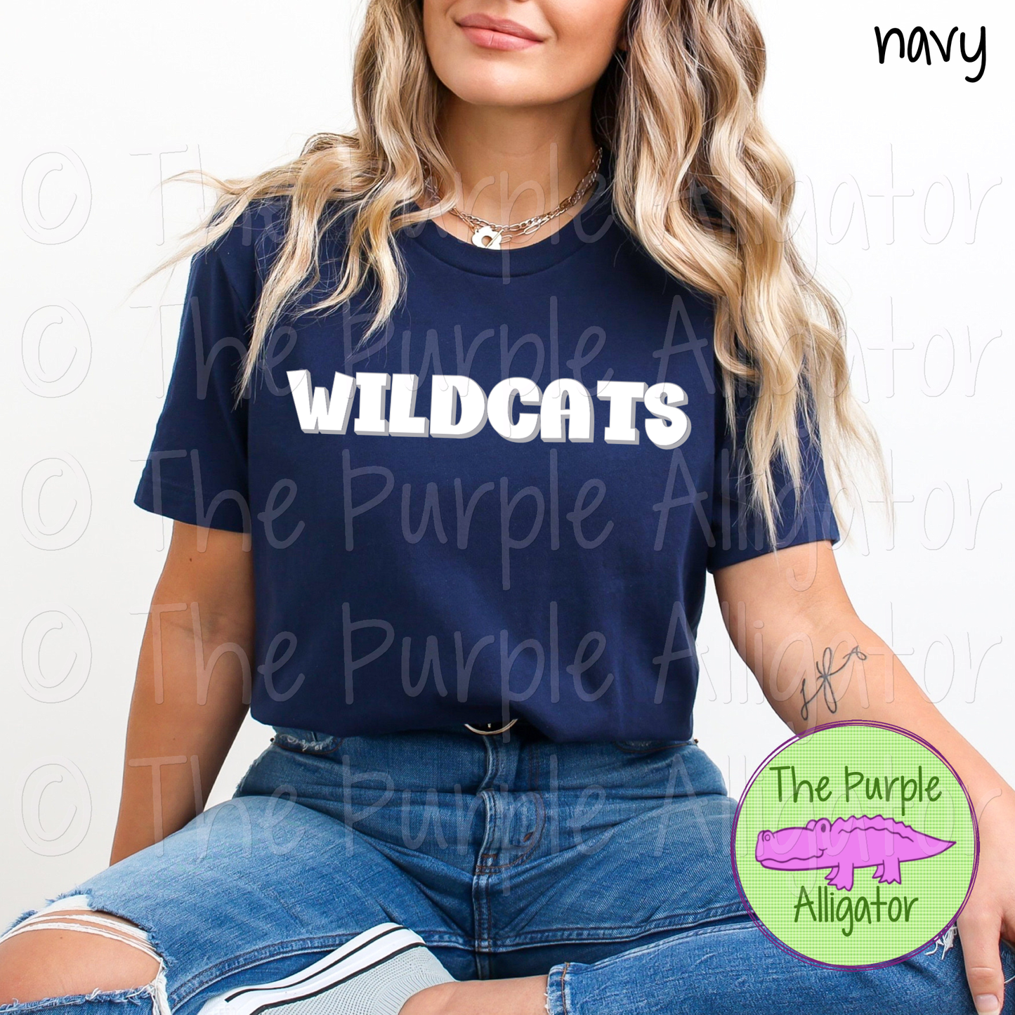 Wildcats HG Mascot School Spirit CHOOSE YOUR DESIGN COLORS 1124 (d2f TPA)