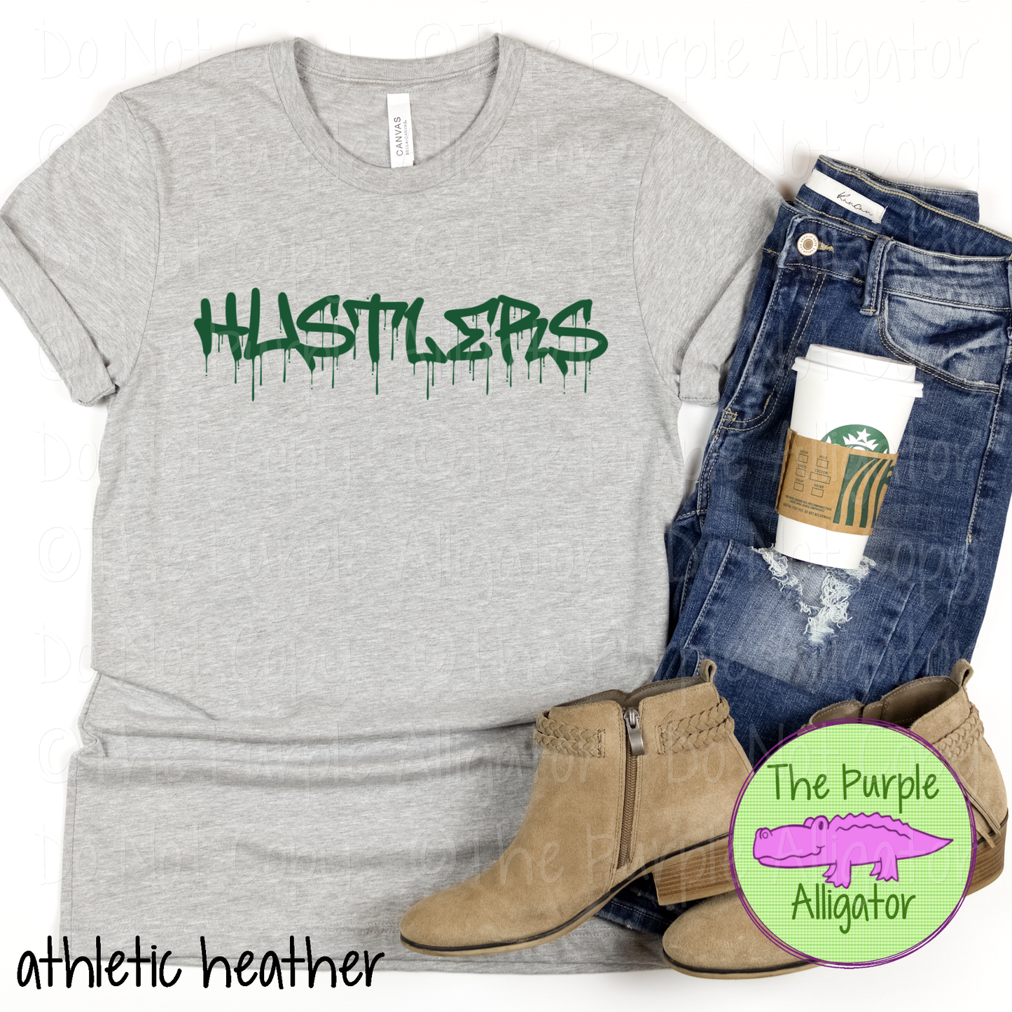 Hustlers Wet Paint - The Graffiti Series | Bold Dripping Spirit Design - CHOOSE YOUR TEXT COLOR 1025 (d2f TPA)