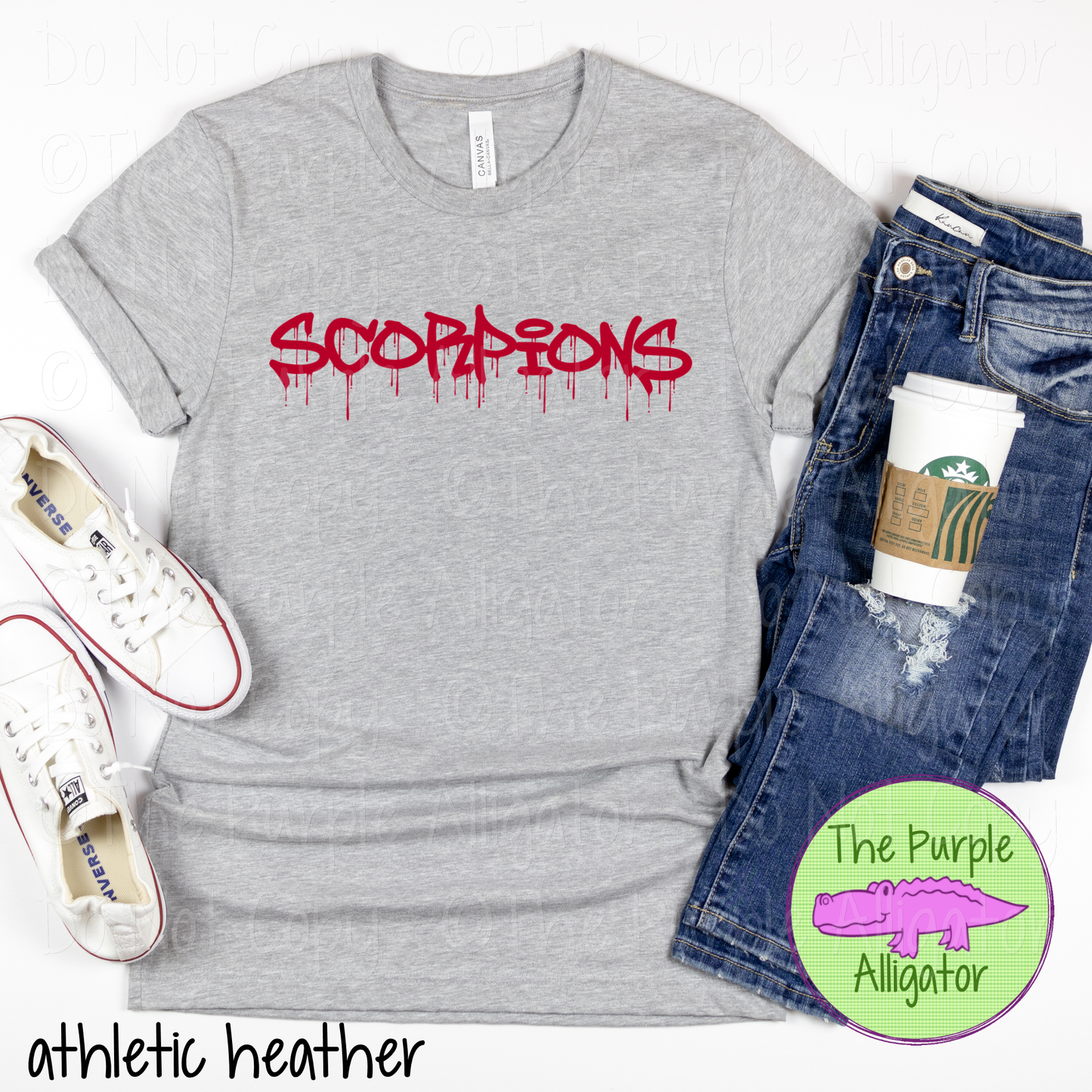 Scorpions Wet Paint - The Graffiti Series | Bold Dripping Spirit Design - CHOOSE YOUR TEXT COLOR 1025 (d2f TPA)