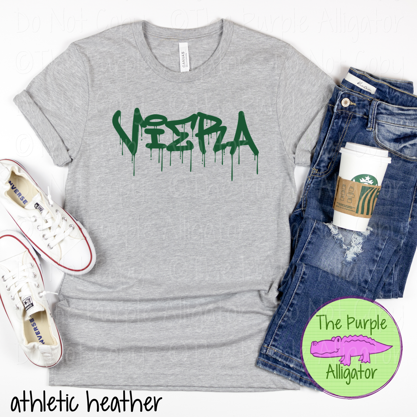 Viera Wet Paint - The Graffiti Series | Bold Dripping Spirit Design - CHOOSE YOUR TEXT COLOR 1025 (d2f TPA)