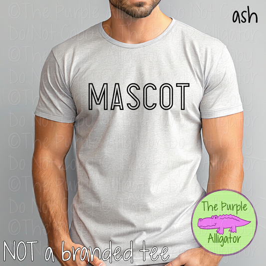 YOUR MASCOT Iron Line - The Outline Series | Outline Spirit Wear Shirt - Bold Modern Block Design 0226 TPA