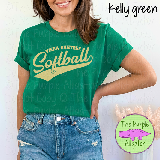 Viera Suntree Softball 21 Classic Script – Game Day Spirit Wear Apparel 0126 TPA