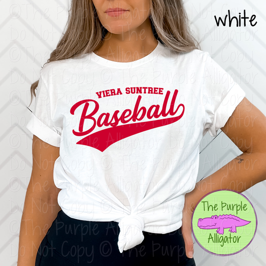 Viera Suntree Baseball 23 Classic Script – Game Day Spirit Wear Apparel 0126 TPA