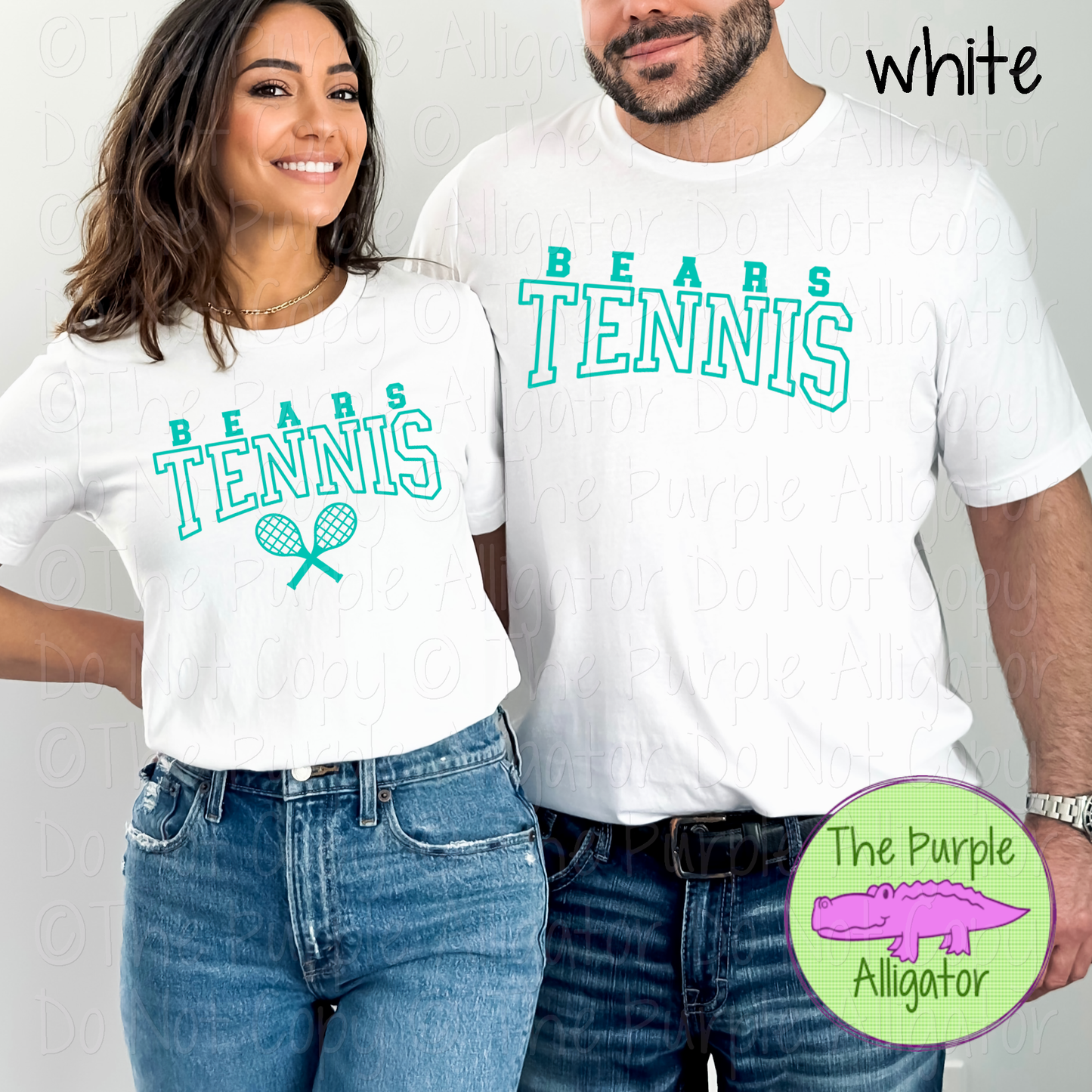 Bears Tennis 2 - Custom Tennis Team Spirit Wear Mascot Apparel 0126 TPA