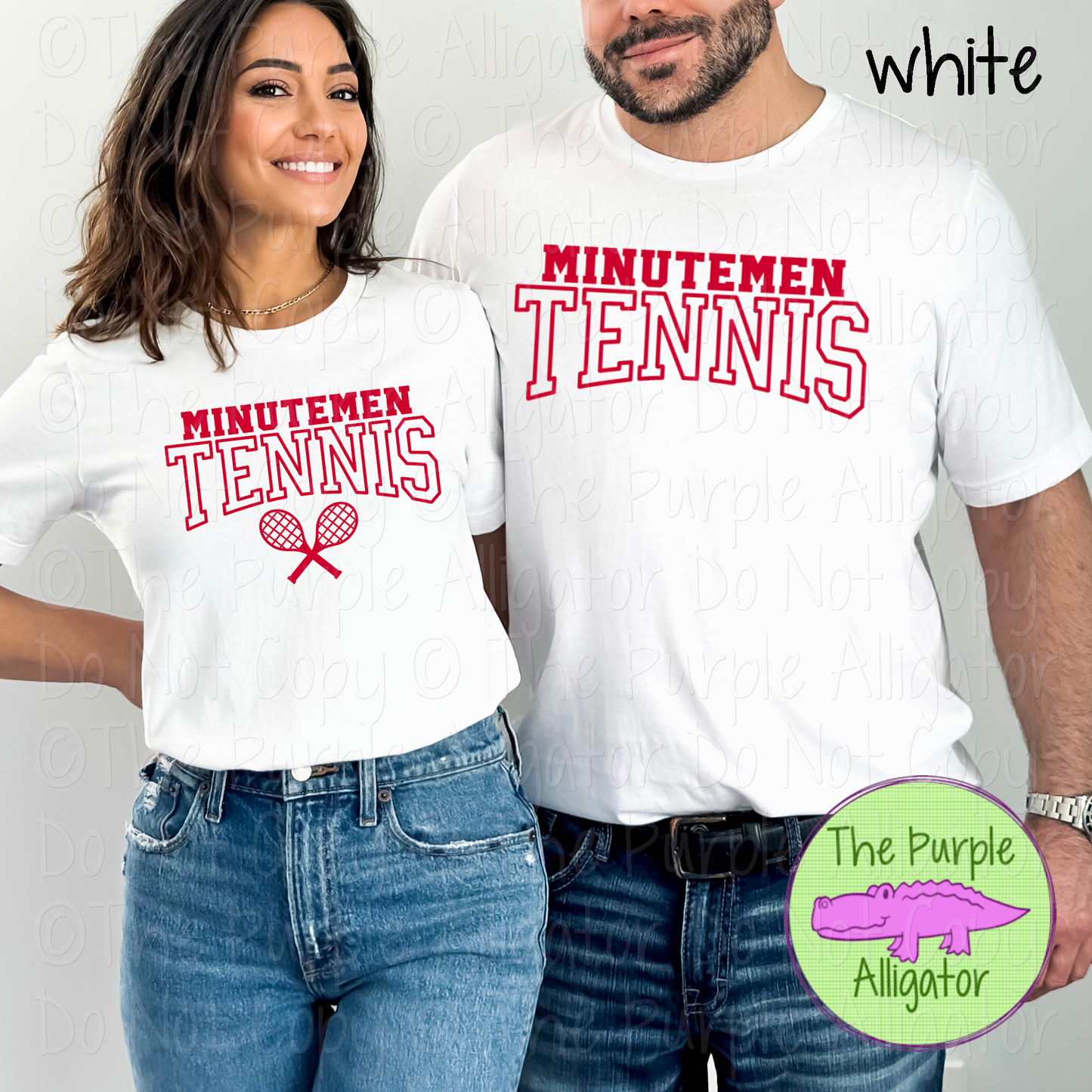 Minutemen Tennis 2 - Custom Tennis Team Spirit Wear Mascot Apparel 0126 TPA