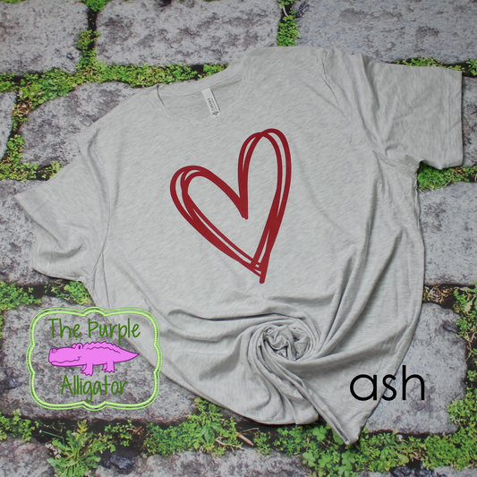 Scribble Heart Red (r UpN)