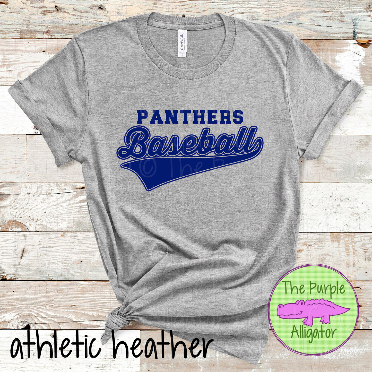 Panthers Baseball 43 – Bold Swash Custom Baseball Team Spirit Wear Mascot Apparel 0226 TPA