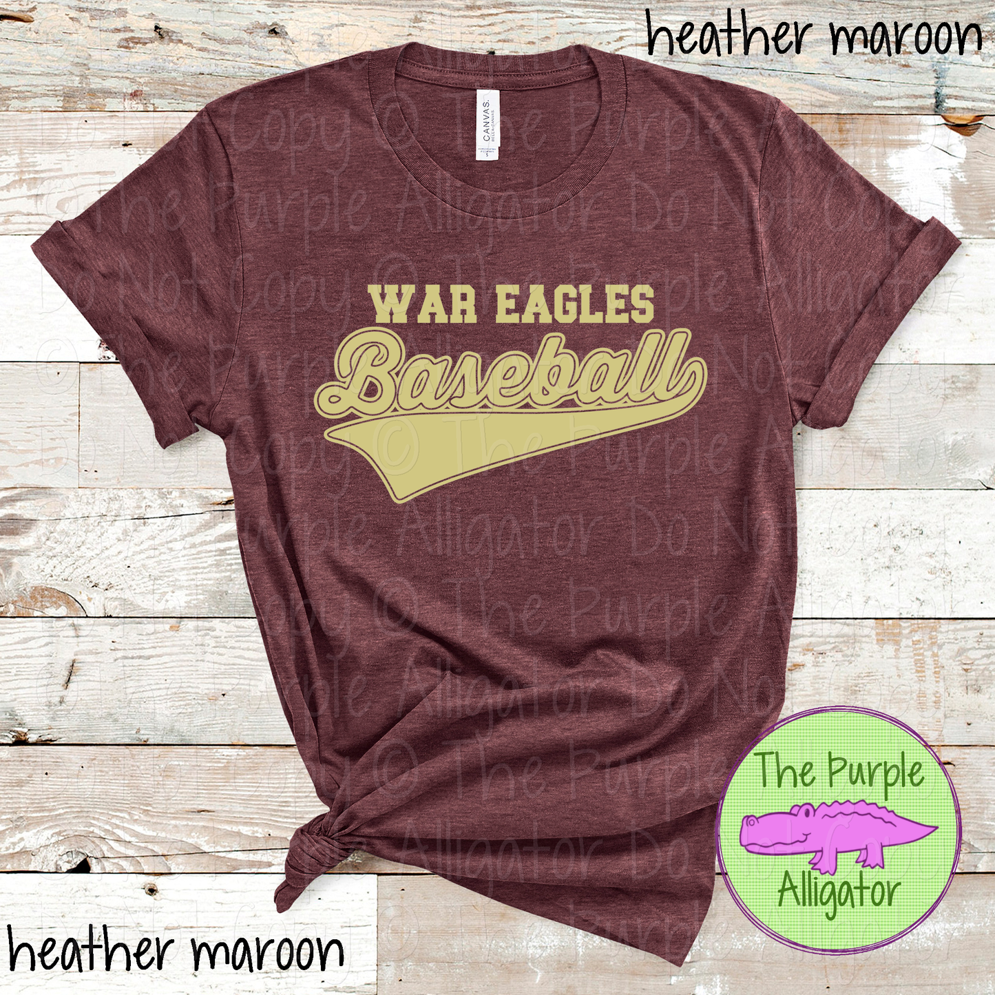 War Eagles Baseball 43 – Bold Swash Custom Baseball Team Spirit Wear Mascot Apparel 0226 TPA