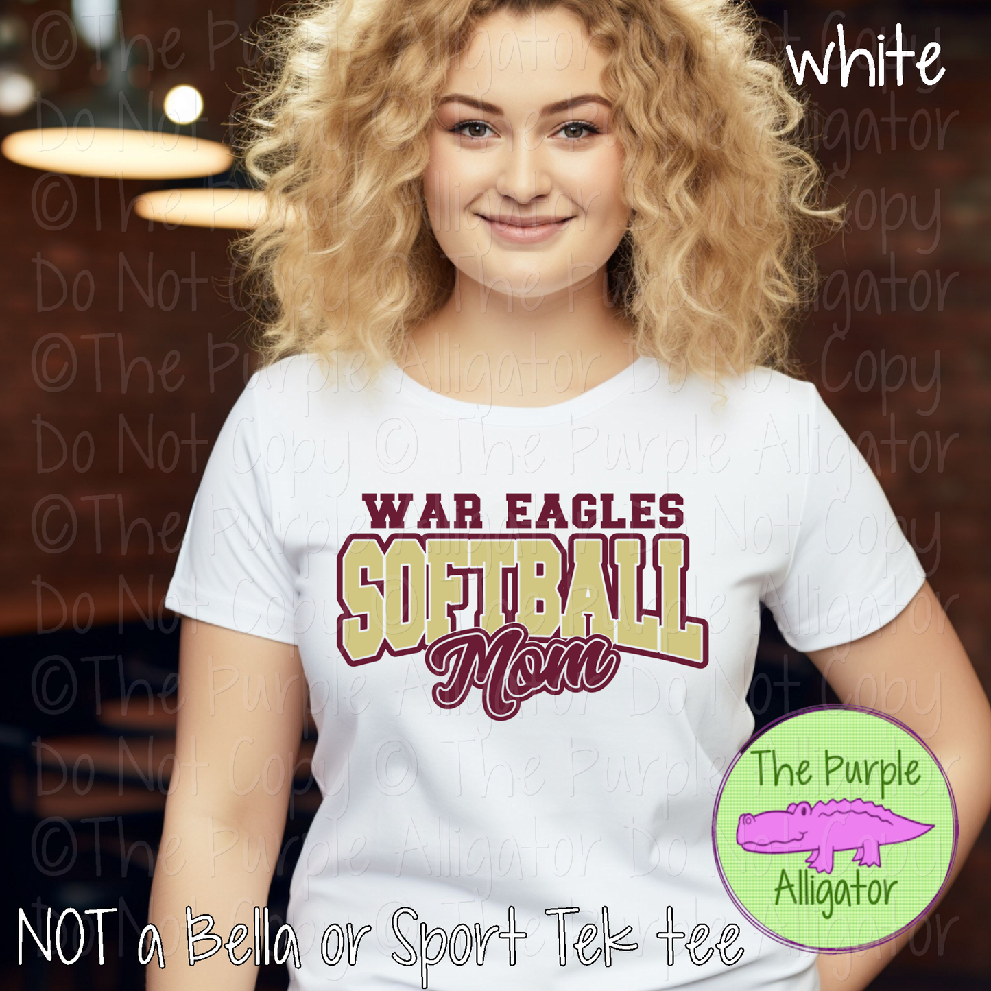 War Eagles Softball Mom 49 | Game Day Shirt | Custom School Spirit Wear Parent Tee 0226 TPA