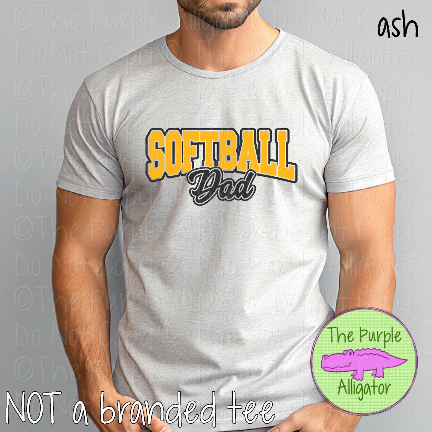 Softball Dad 50 | Game Day Shirt | Custom School Spirit Wear Parent Tee 0226 TPA