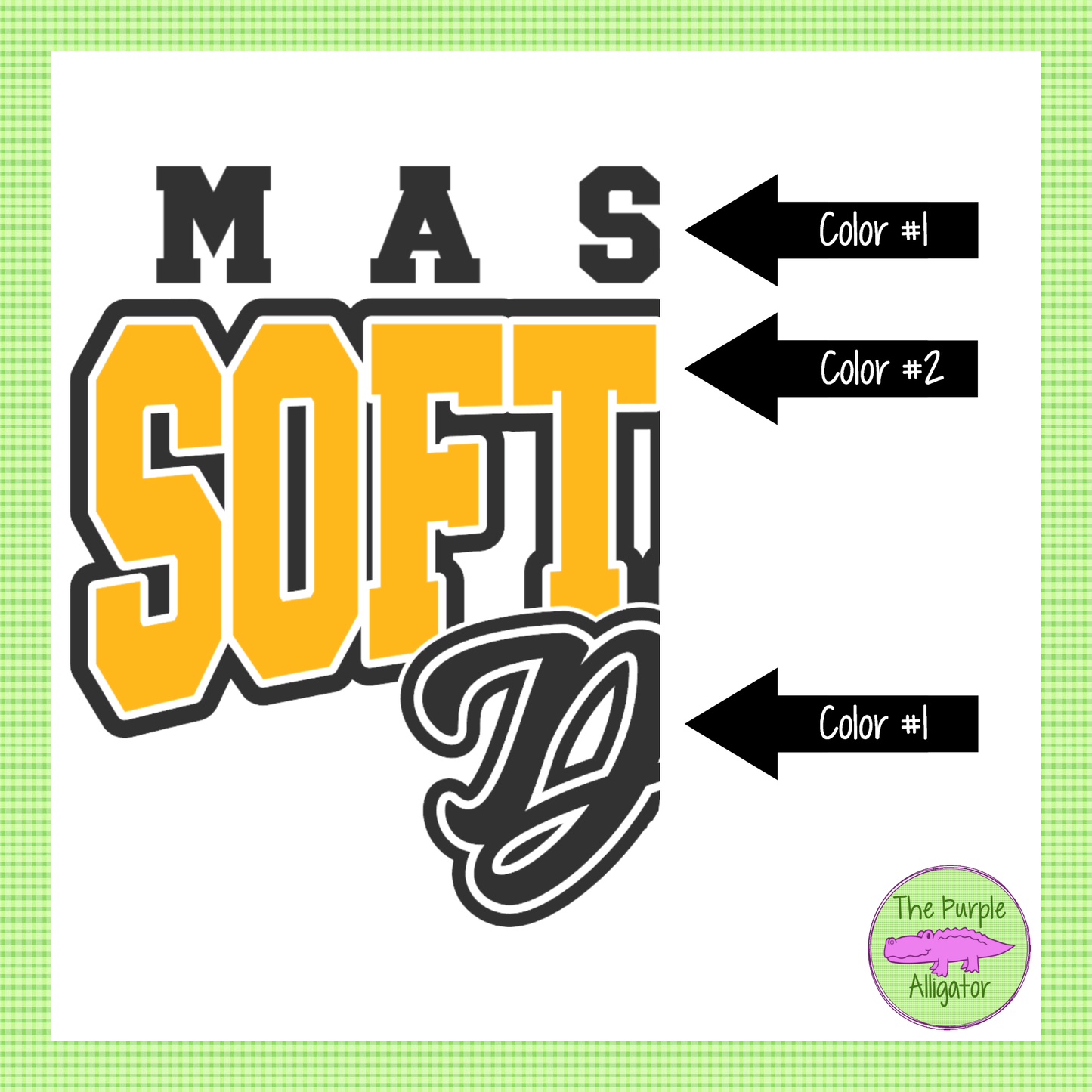 YOUR MASCOT Softball Dad 50 | Game Day Shirt | Custom School Spirit Wear Parent Tee 0226 TPA