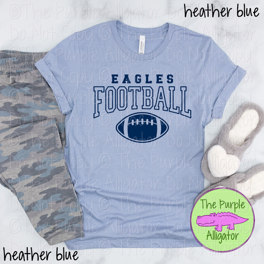 Eagles Football SC52 | Custom Team Spirit Wear for Game Day & Fans - CHOOSE YOUR DESIGN COLOR - 0725 (d2f TPA)