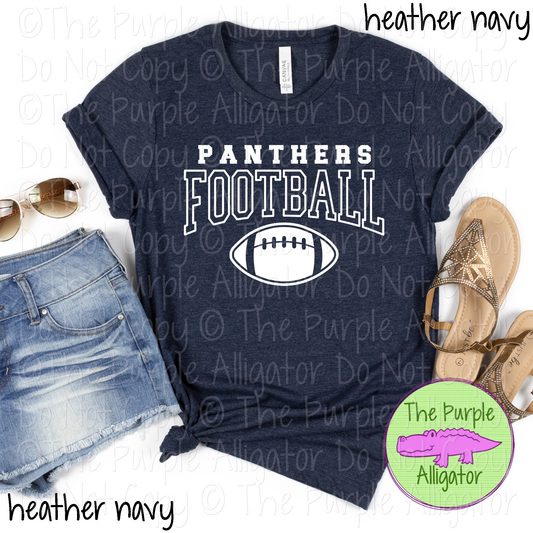 Panthers Football SC52 | Custom Team Spirit Wear for Game Day & Fans - CHOOSE YOUR DESIGN COLOR - 0725 (d2f TPA)