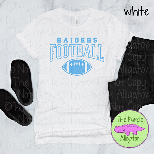 Raiders Football SC52 | Custom Team Spirit Wear for Game Day & Fans - CHOOSE YOUR DESIGN COLOR - 0725 (d2f TPA)