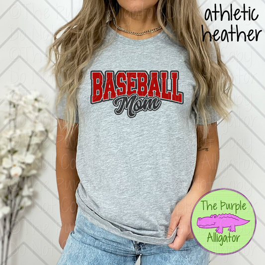 Baseball Mom 54 - Custom Baseball Team Spirit Wear Mascot Mom Apparel 0226 TPA