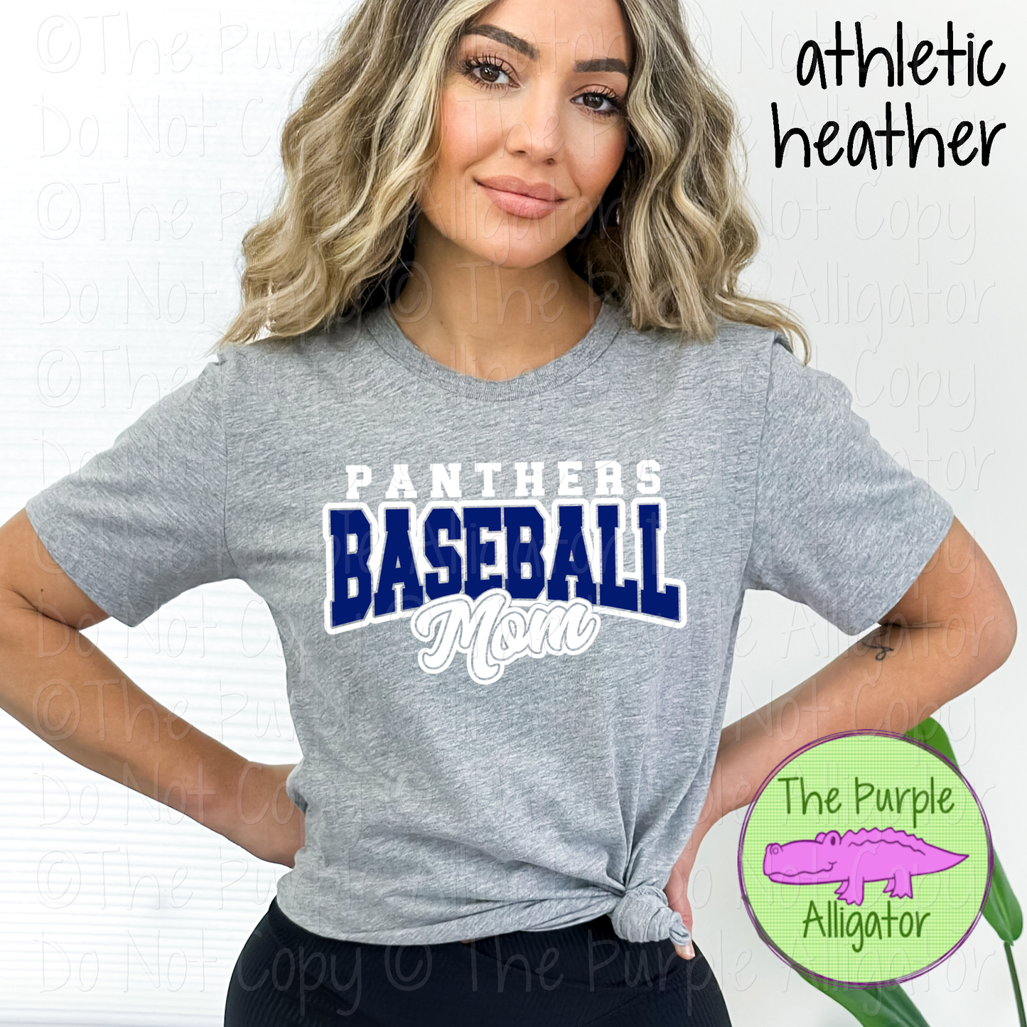 Panthers Baseball Mom 54 - Custom Baseball Team Spirit Wear Mascot Mom Apparel 0226 TPA