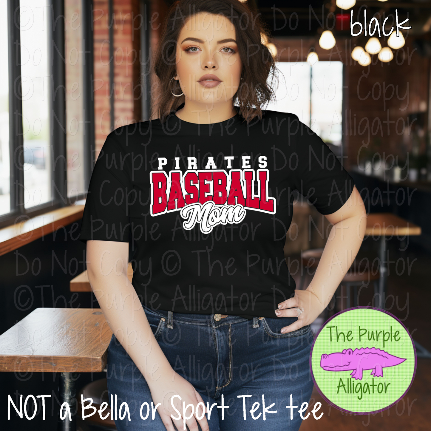 Pirates Baseball Mom 54 - Custom Baseball Team Spirit Wear Mascot Mom Apparel 0226 TPA