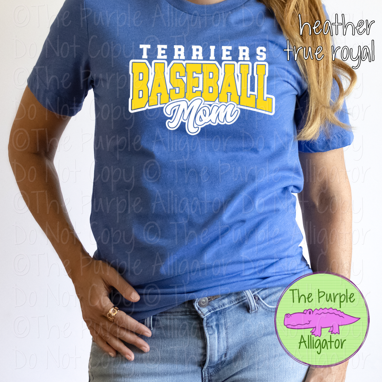 Terriers Baseball Mom 54 - Custom Baseball Team Spirit Wear Mascot Mom Apparel 0226 TPA