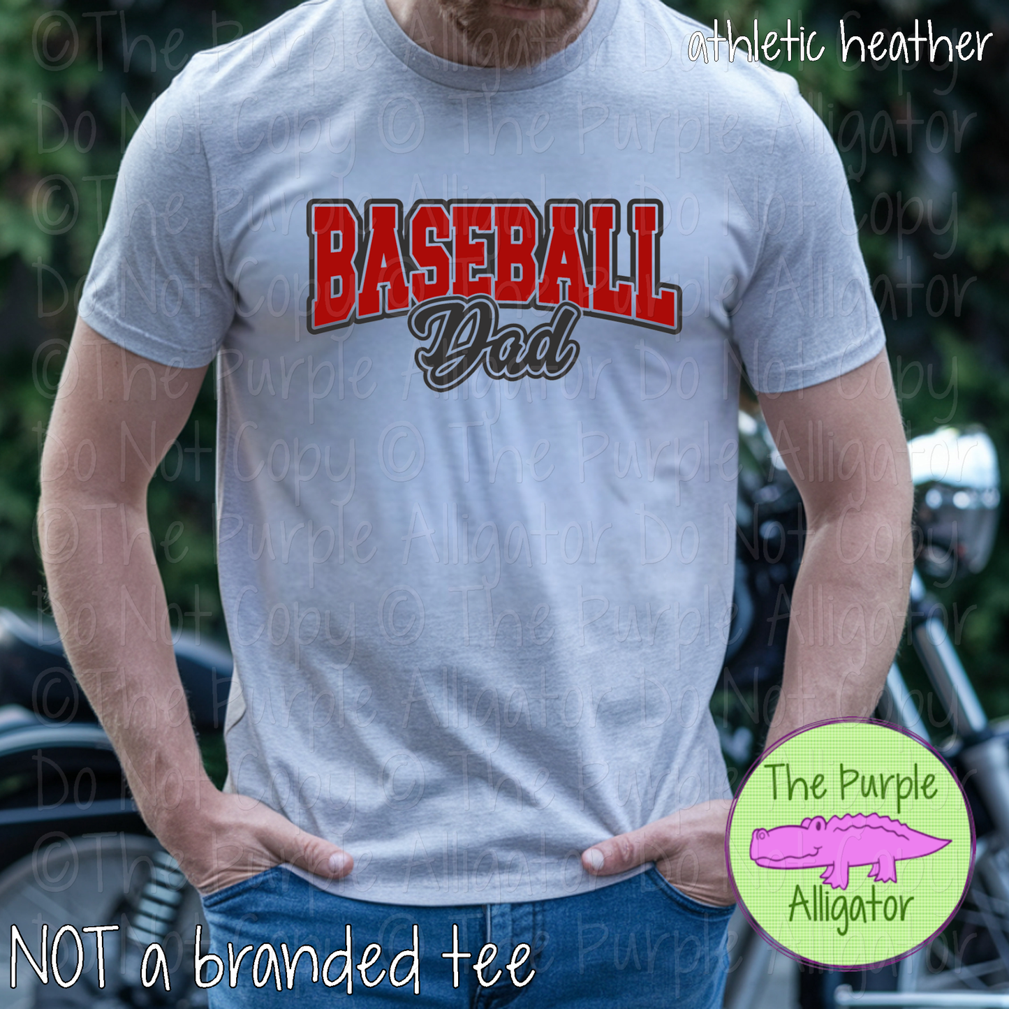 Baseball Dad 55 - Custom Baseball Spirit Wear Mascot Dad Apparel 0226 TPA