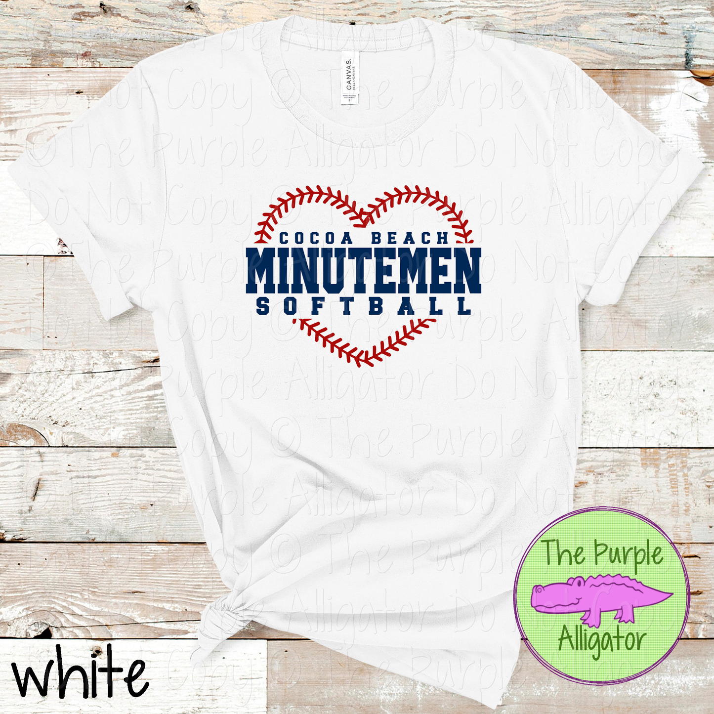 Cocoa Beach Minutemen Softball 59 Custom Team Color Game Day Apparel 0326 TPA