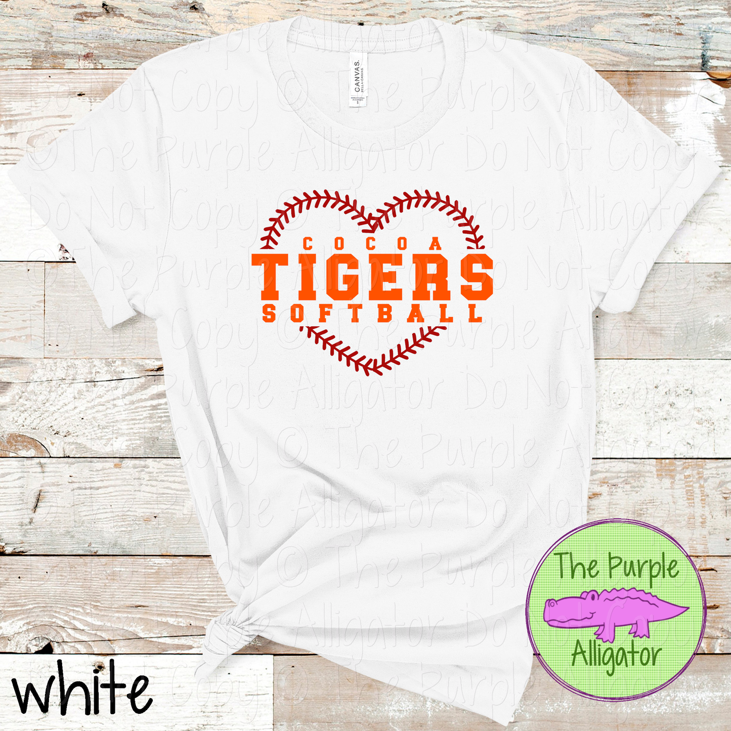 Cocoa Tigers Softball 59 Custom Team Color Game Day Apparel 0326 TPA