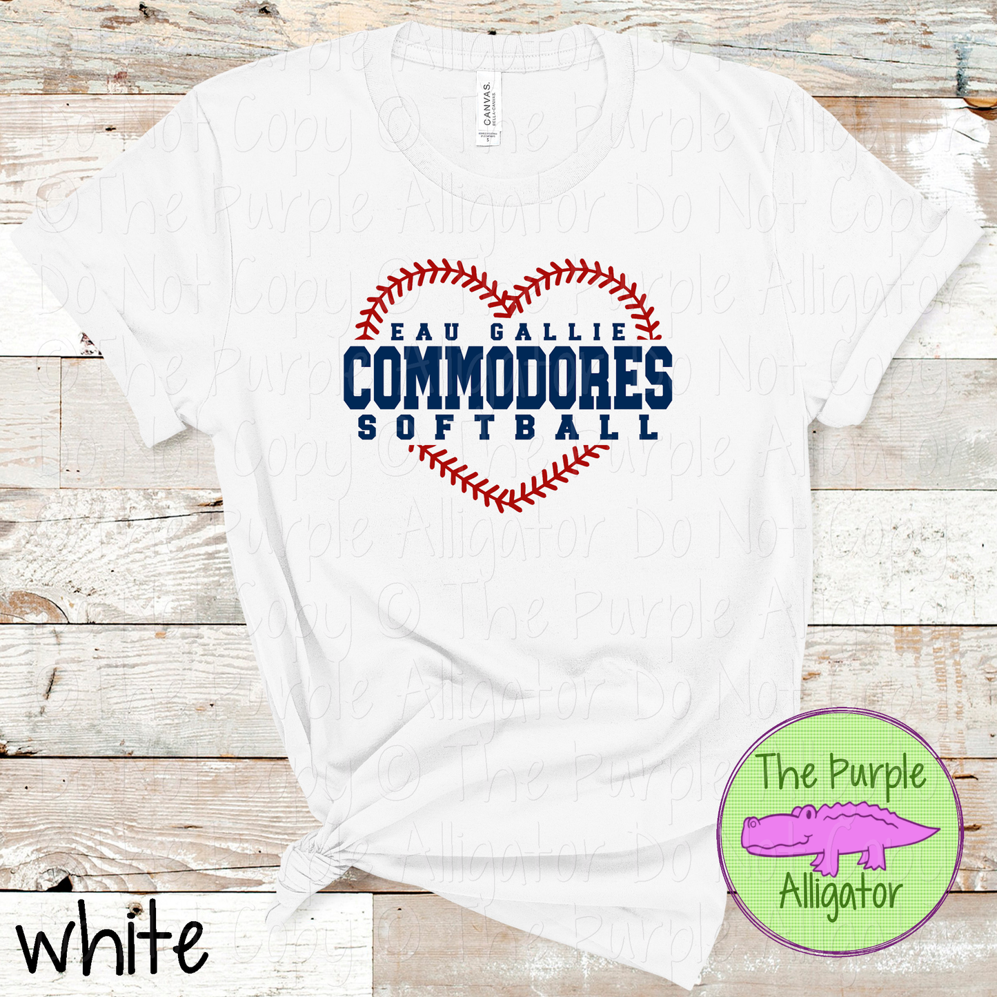 Eau Gallie Commodores Softball 59 Custom Team Color Game Day Apparel 0326 TPA