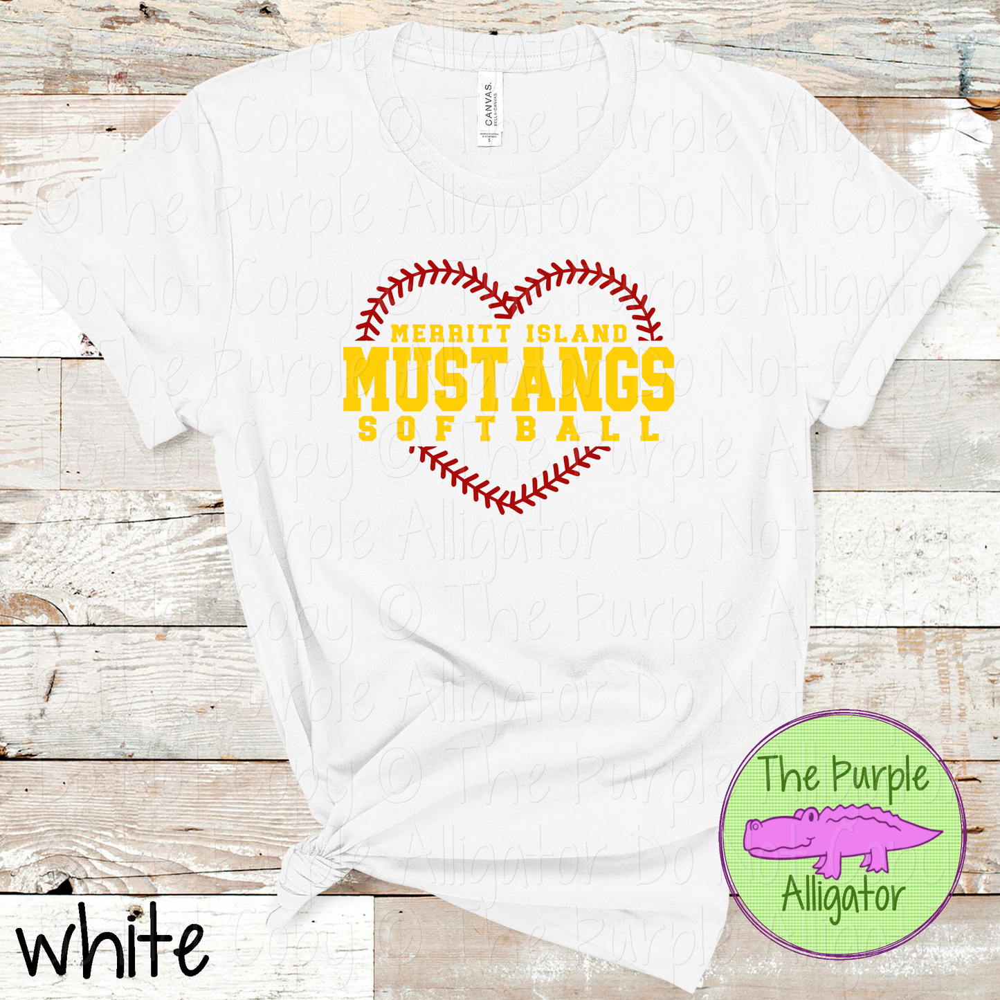Merritt Island Mustangs Softball 59 Custom Team Color Game Day Apparel 0326 TPA
