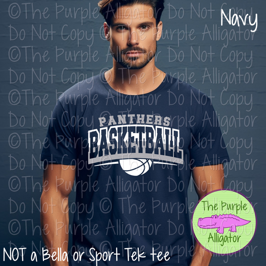 Panthers Open Basketball SC62 Mascot School Spirit Wear Team Swag - CHOOSE YOUR DESIGN COLORS - 0625 (d2f TPA)