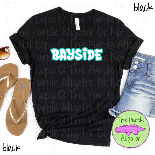 Bayside Alley Bounce - The Graffiti Series - Graffiti Style Custom Spirit Wear Mascot & School Apparel 0526 TPA