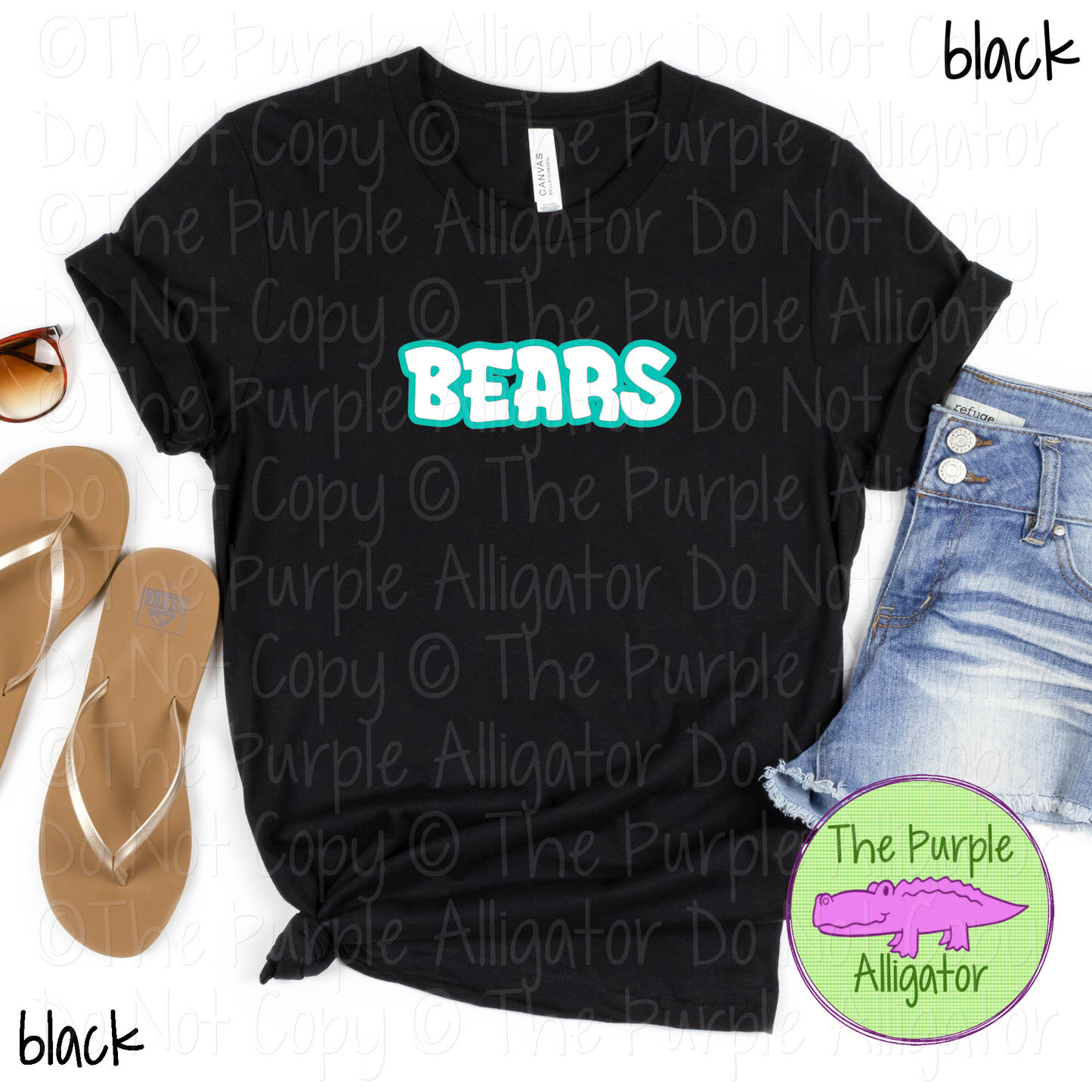 Bears Alley Bounce - The Graffiti Series - Graffiti Style Custom Spirit Wear Mascot & School Apparel 0526 TPA