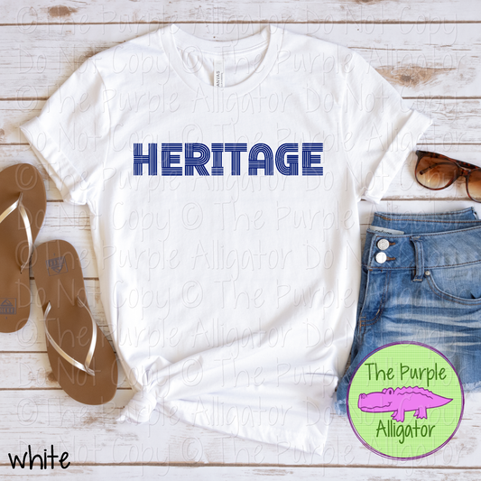 Heritage Brightline - The Retro Line Series | Custom School Spirit Apparel 0126 TPA