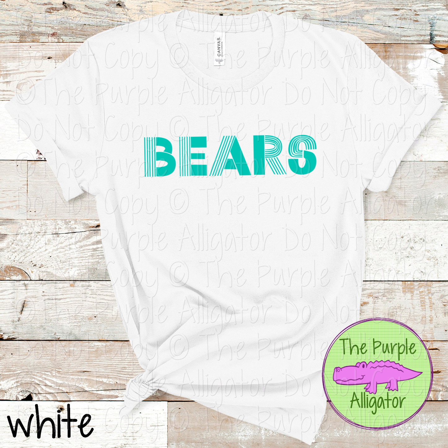 Bears Boogie Lines - The Retro Line Series | Vintage Groove School Apparel  0126 TPA