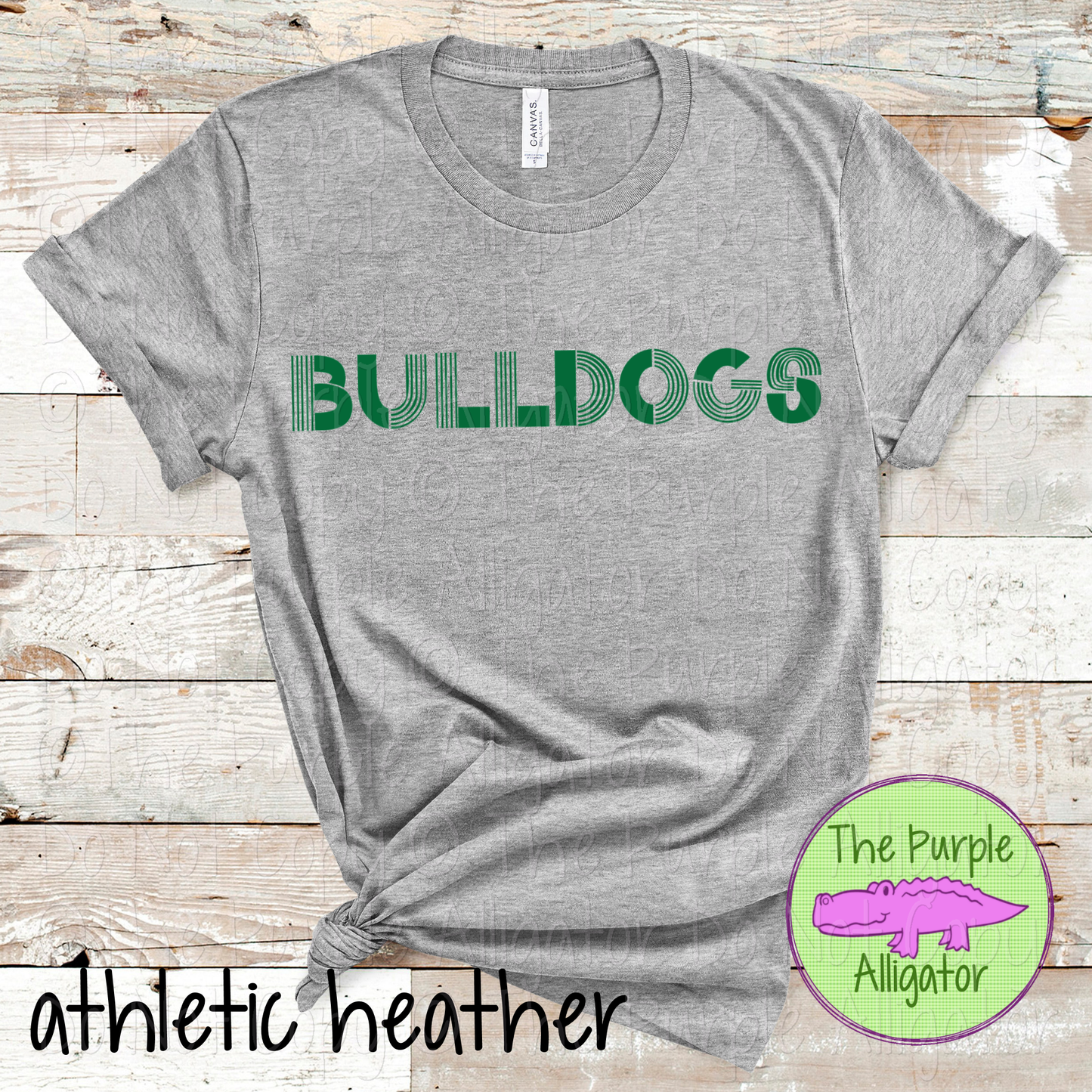 Bulldogs Boogie Lines - The Retro Line Series | Vintage Groove School Apparel  0126 TPA